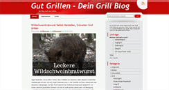 Desktop Screenshot of gut-grillen.de